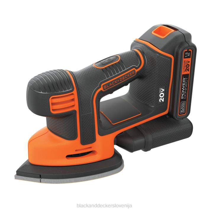BLACK+DECKER Brezžični brusilnik z miško 20 V max 8B2Z617 orodja - Image 2
