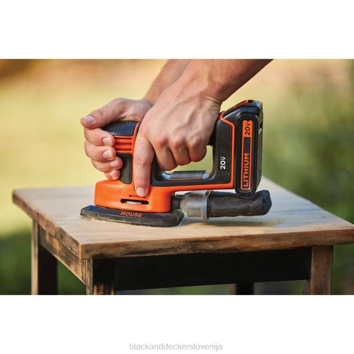 BLACK+DECKER Brezžični brusilnik z miško 20 V max 8B2Z617 orodja - Image 5