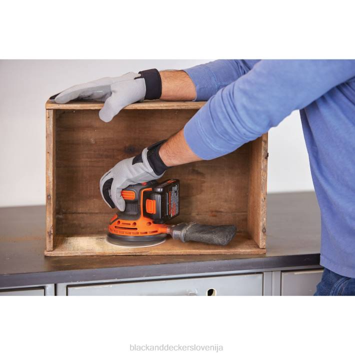 BLACK+DECKER Brezžični ekscentrični brusilnik z največ 20 V 8B2Z621 orodja - Image 3