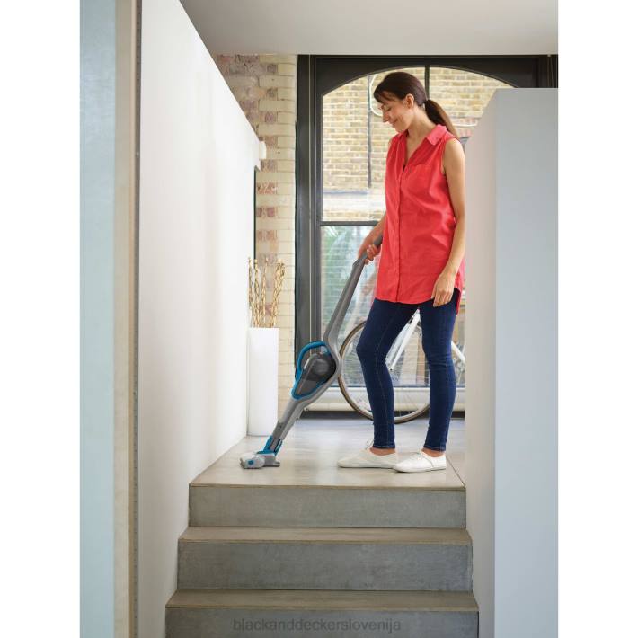 BLACK+DECKER brezžični litij 2-v-1 palični vakuum (globoko oceansko modra) 8B2Z66 čiščenje - Image 14