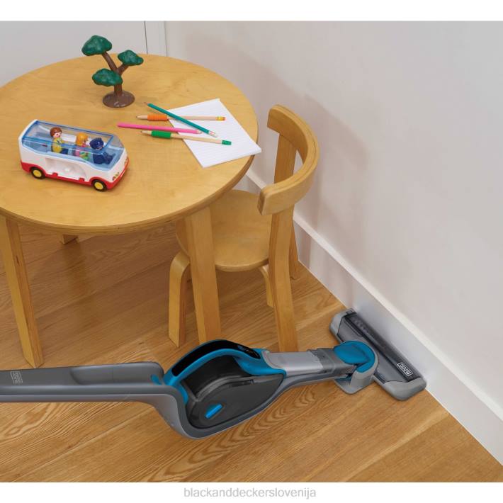 BLACK+DECKER brezžični litij 2-v-1 palični vakuum (globoko oceansko modra) 8B2Z66 čiščenje - Image 7