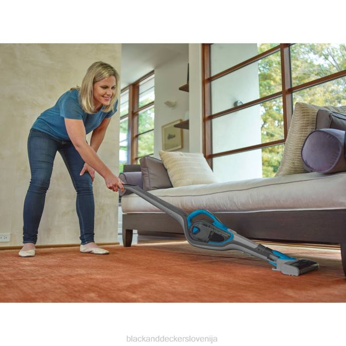 BLACK+DECKER brezžični litij 2-v-1 palični vakuum (globoko oceansko modra) 8B2Z66 čiščenje - Image 9