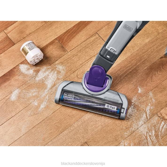 BLACK+DECKER brezžični palični sesalnik in ročni sesalnik za hišne ljubljenčke s tehnologijo smartech 8B2Z68 čiščenje - Image 2