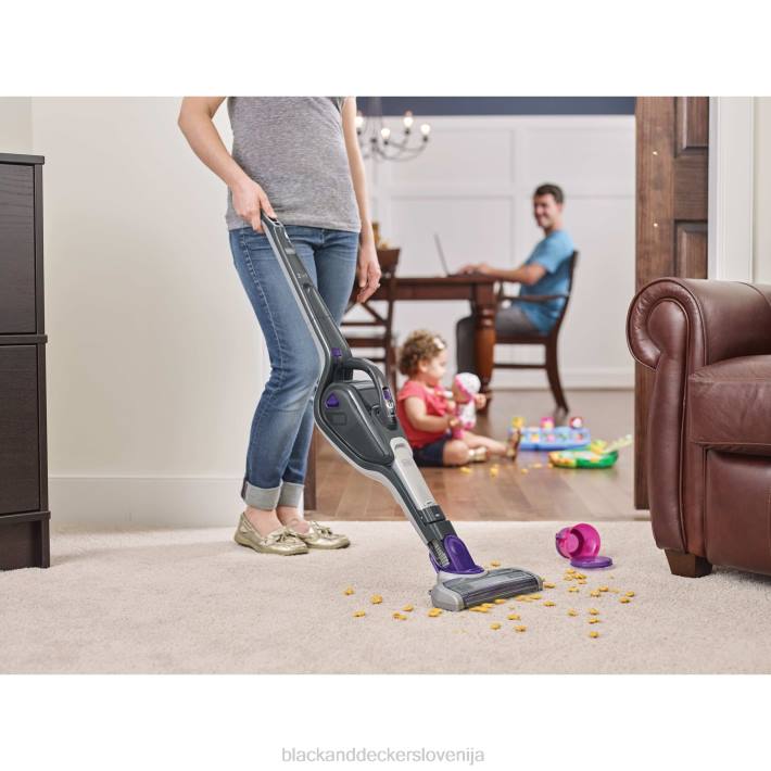 BLACK+DECKER brezžični palični sesalnik in ročni sesalnik za hišne ljubljenčke s tehnologijo smartech 8B2Z68 čiščenje - Image 9