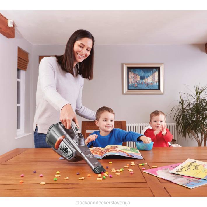 BLACK+DECKER Brezžični ročni sesalnik napredni čistilec z največjo močjo 12 V 8B2Z37 čiščenje - Image 1