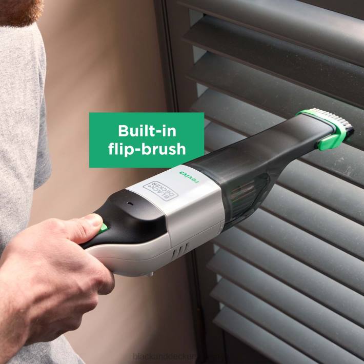BLACK+DECKER brezžični ročni sesalnik reviva 8v max s polnilnim filtrom in krtačnim orodjem za reže 8B2Z10 čiščenje - Image 3