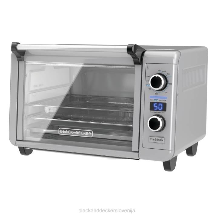 BLACK+DECKER crisp'n bake air fry digitalna konvekcijska namizna pečica 8B2Z380 kuhinja - Image 2