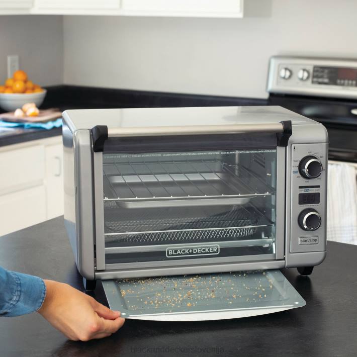 BLACK+DECKER crisp'n bake air fry digitalna konvekcijska namizna pečica 8B2Z380 kuhinja - Image 3