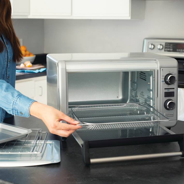 BLACK+DECKER crisp'n bake air fry digitalna konvekcijska namizna pečica 8B2Z380 kuhinja - Image 1