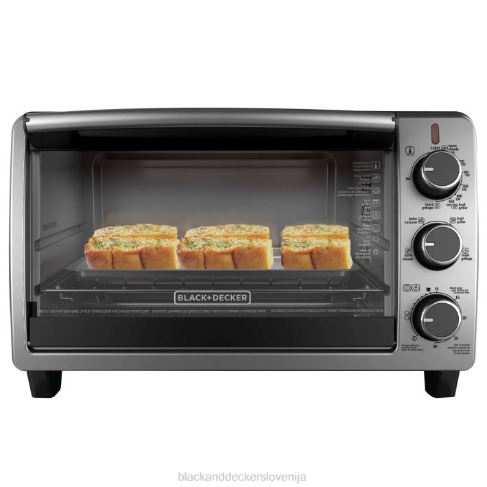BLACK+DECKER črna konvekcijska pečica za 6-rezinsko ali 9-palčno pico 8B2Z377 kuhinja - Image 1