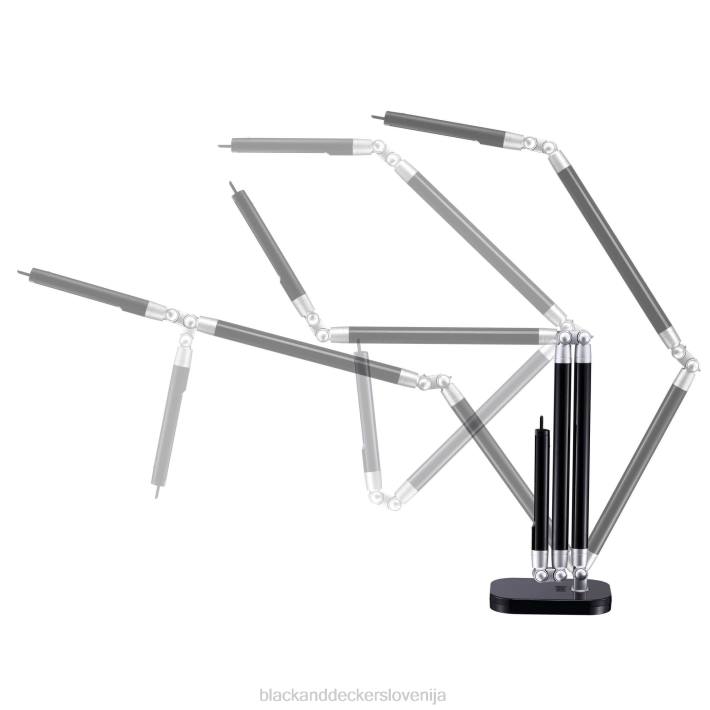 BLACK+DECKER črna namizna LED svetilka z ultra dosegom 8B2Z693 orodja - Image 3