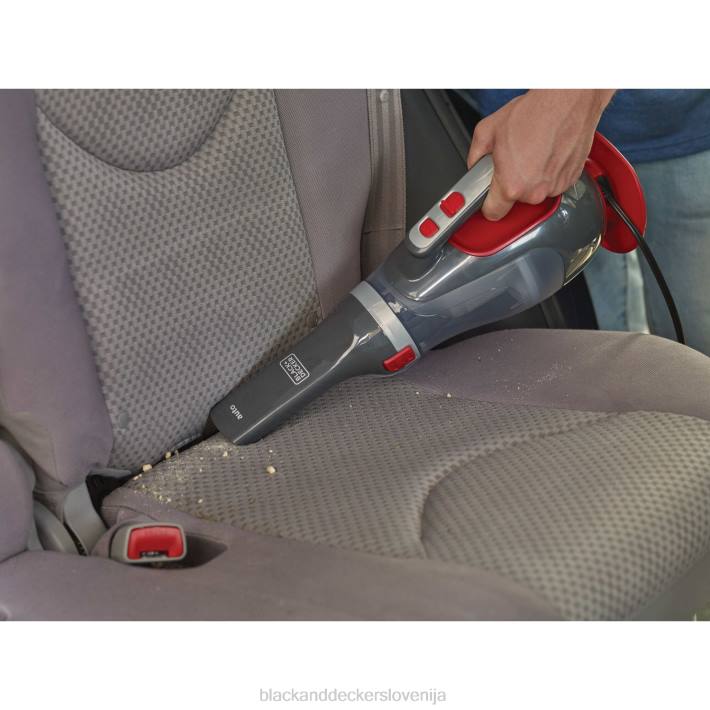 BLACK+DECKER dustbuster 12v max dc avtomobilski ročni sesalnik rdeč 8B2Z46 čiščenje - Image 14