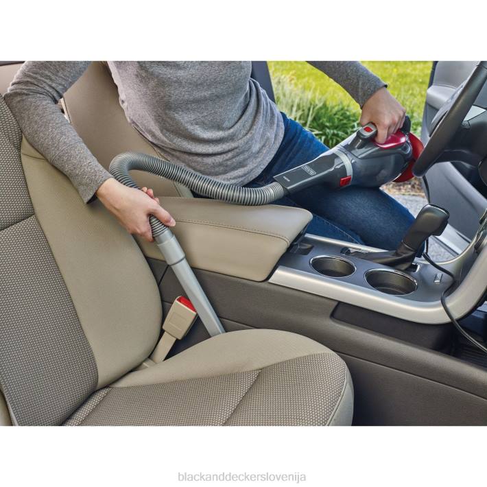 BLACK+DECKER dustbuster 12v max dc avtomobilski ročni sesalnik rdeč 8B2Z46 čiščenje - Image 10
