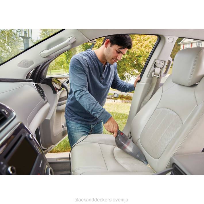 BLACK+DECKER dustbuster 12v max dc quickclean car ročni sesalnik siv 8B2Z51 čiščenje - Image 14