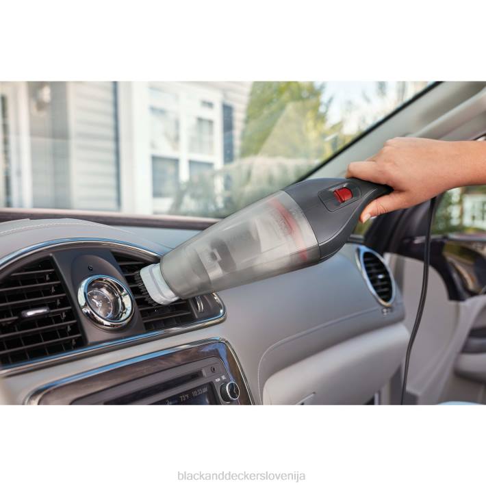 BLACK+DECKER dustbuster 12v max dc quickclean car ročni sesalnik siv 8B2Z51 čiščenje - Image 3