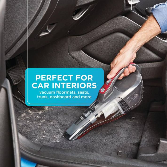 BLACK+DECKER dustbuster quickclean avtomobilski brezžični ročni sesalnik z motorno krtačo za oblazinjenje 8B2Z2 čiščenje - Image 6