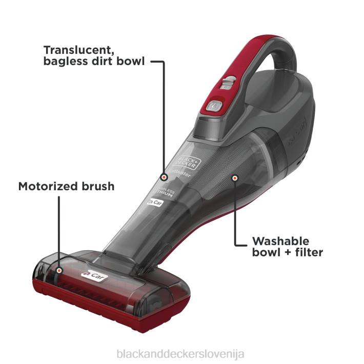 BLACK+DECKER dustbuster quickclean avtomobilski brezžični ročni sesalnik z motorno krtačo za oblazinjenje 8B2Z2 čiščenje - Image 10