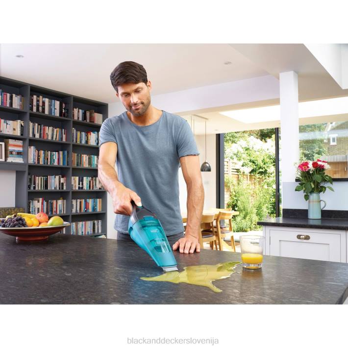 BLACK+DECKER dustbuster quickclean brezžični mokro/suhi ročni sesalnik turkizna 8B2Z61 čiščenje - Image 3
