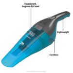 BLACK+DECKER dustbuster quickclean brezžični mokro/suhi ročni sesalnik turkizna 8B2Z61 čiščenje - Image 8