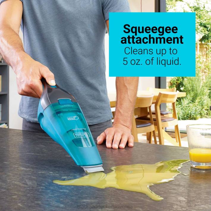 BLACK+DECKER dustbuster quickclean brezžični mokro/suhi ročni sesalnik turkizna 8B2Z61 čiščenje - Image 9