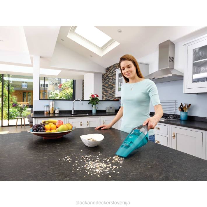 BLACK+DECKER dustbuster quickclean brezžični mokro/suhi ročni sesalnik turkizna 8B2Z61 čiščenje - Image 1