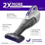 BLACK+DECKER dustbuster quickclean pet brezžični ročni sesalnik 8B2Z50 čiščenje - Image 16