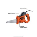 BLACK+DECKER električna ročna žaga z vrečko za shranjevanje 3,4-amp 8B2Z669 orodja - Image 6