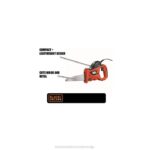 BLACK+DECKER električna ročna žaga z vrečko za shranjevanje 3,4-amp 8B2Z669 orodja - Image 9