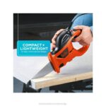 BLACK+DECKER električna ročna žaga z vrečko za shranjevanje 3,4-amp 8B2Z669 orodja - Image 10