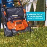 BLACK+DECKER električna vrtna kosilnica 10-amp 15-palčna na kabel 8B2Z427 na prostem - Image 9