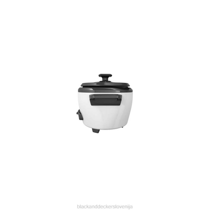 BLACK+DECKER Električni kuhalnik riža za 3 skodelice s funkcijo ohranjanja toplote, bel 8B2Z334 kuhinja - Image 3