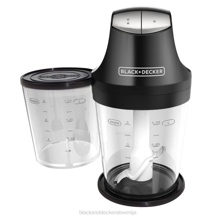 BLACK+DECKER Ergo sekljalnik za 3 skodelice z dvema zložljivima posodama 8B2Z281 kuhinja - Image 2