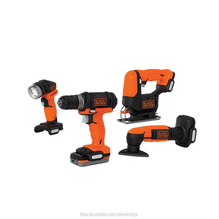 BLACK+DECKER gopak 12v max akumulatorski vrtalnik s 4 orodji kombinirani komplet 8B2Z586 orodja - Image 2