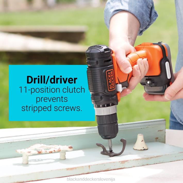 BLACK+DECKER gopak 12v max akumulatorski vrtalnik s 4 orodji kombinirani komplet 8B2Z586 orodja - Image 12