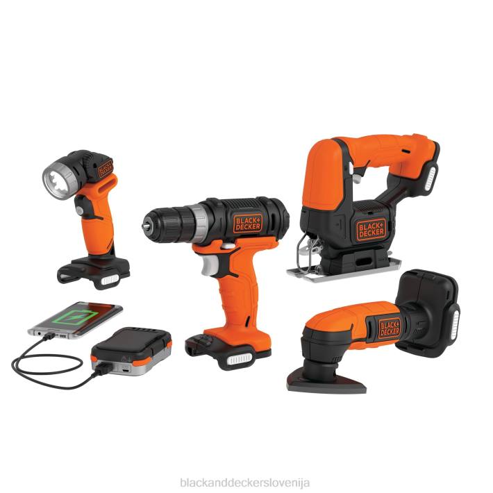 BLACK+DECKER gopak 12v max akumulatorski vrtalnik s 4 orodji kombinirani komplet 8B2Z586 orodja - Image 16
