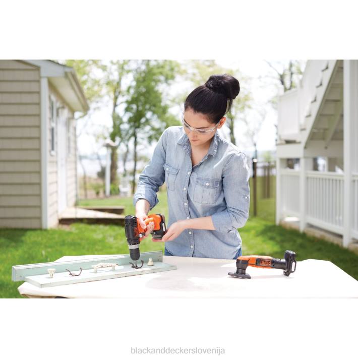 BLACK+DECKER gopak 12v max akumulatorski vrtalnik s 4 orodji kombinirani komplet 8B2Z586 orodja - Image 1