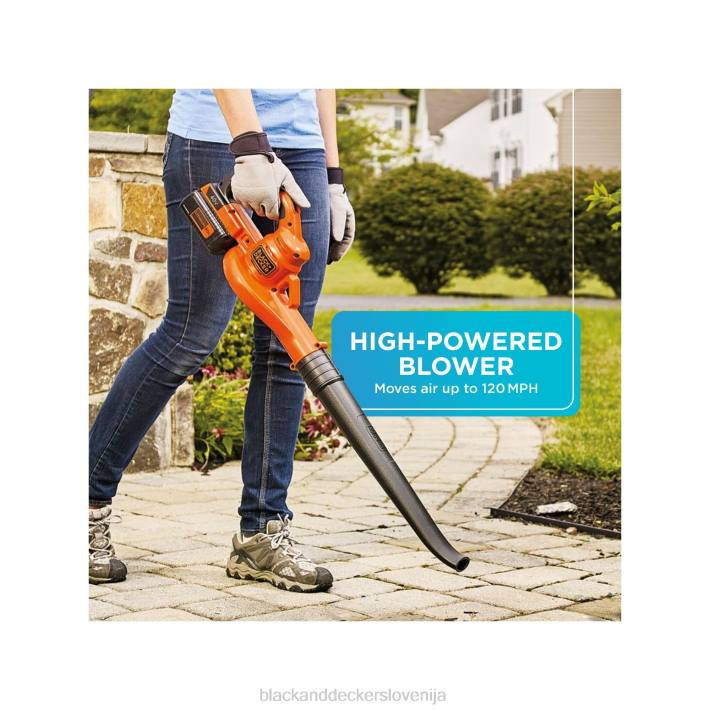 BLACK+DECKER Kombinacija obrezovalnika/obrezovalnika robov in pometala z največjo napetostjo 40 V 8B2Z440 na prostem - Image 5