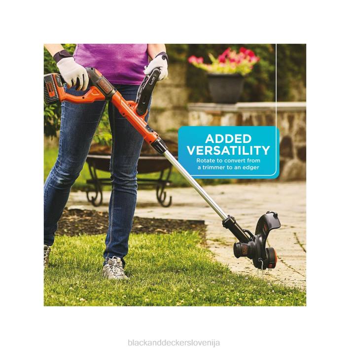 BLACK+DECKER Kombinacija obrezovalnika/obrezovalnika robov in pometala z največjo napetostjo 40 V 8B2Z440 na prostem - Image 6