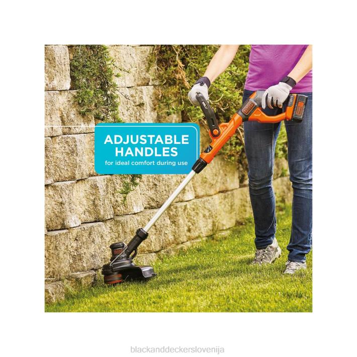 BLACK+DECKER Kombinacija obrezovalnika/obrezovalnika robov in pometala z največjo napetostjo 40 V 8B2Z440 na prostem - Image 7