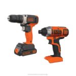 BLACK+DECKER Kombinirani komplet akumulatorskih udarnih vrtalnih vijačnikov z največjo močjo 20 V 8B2Z584 orodja