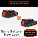 BLACK+DECKER Kombinirani komplet električnih orodij z največ 20 V Komplet brezžičnega električnega orodja s 4 orodji z 2 baterijama in polnilnikom 8B2Z544 orodja - Image 11