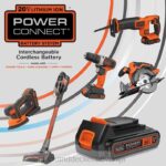 BLACK+DECKER Kombinirani komplet električnih orodij z največ 20 V Komplet brezžičnega električnega orodja s 4 orodji z 2 baterijama in polnilnikom 8B2Z544 orodja - Image 12