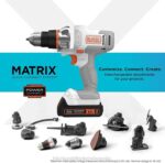 BLACK+DECKER Komplet akumulatorskih vrtalnih vijačnikov 20v max matrix bel 8B2Z585 orodja - Image 8
