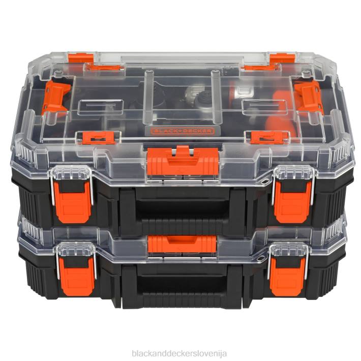 BLACK+DECKER Komplet električnega orodja matrix 20v max vključuje akumulatorski vrtalnik z 12 nastavki in kovček za shranjevanje 8B2Z530 orodja - Image 3