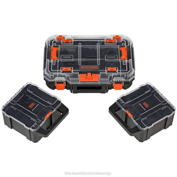 BLACK+DECKER Komplet električnega orodja matrix 20v max vključuje akumulatorski vrtalnik z 8 nastavki in kovček za shranjevanje 8B2Z529 orodja - Image 3