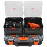BLACK+DECKER Komplet električnega orodja matrix 20v max vključuje akumulatorski vrtalnik z 8 nastavki in kovček za shranjevanje 8B2Z529 orodja - Image 4