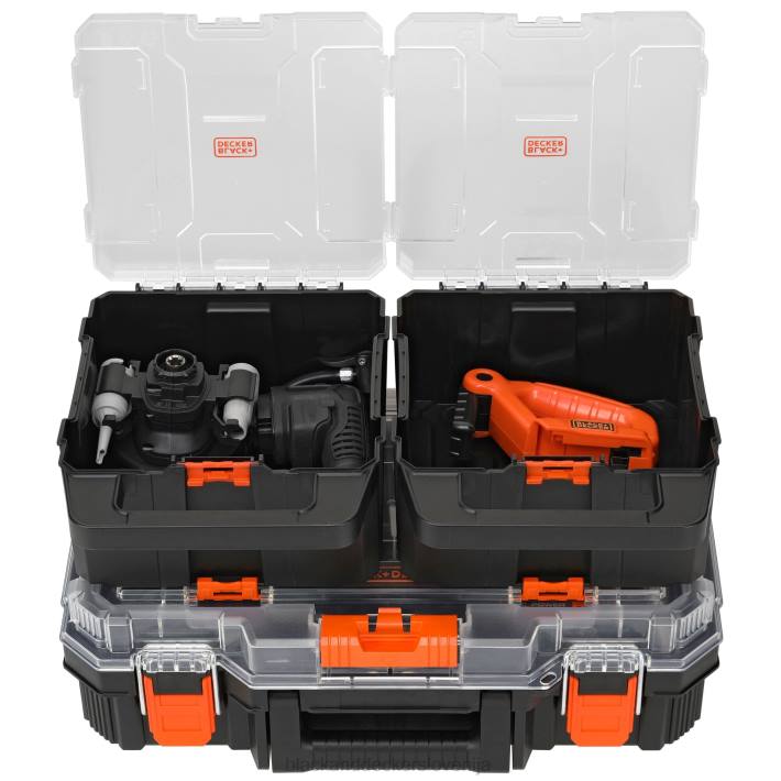 BLACK+DECKER Komplet električnega orodja matrix 20v max vključuje akumulatorski vrtalnik z 8 nastavki in kovček za shranjevanje 8B2Z529 orodja - Image 4