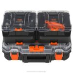 BLACK+DECKER Komplet električnega orodja matrix 20v max vključuje akumulatorski vrtalnik z 8 nastavki in kovček za shranjevanje 8B2Z529 orodja - Image 5