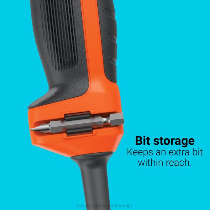 BLACK+DECKER Komplet električnih vrtalnih vijačnikov 3/8 in. 6,0 amp žični 8B2Z570 orodja - Image 6