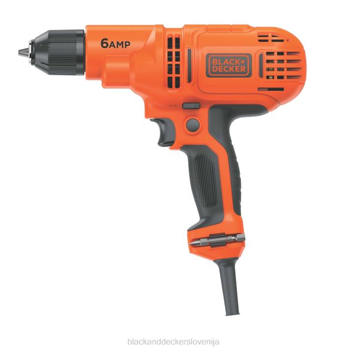 BLACK+DECKER Komplet električnih vrtalnih vijačnikov 3/8 in. 6,0 amp žični 8B2Z570 orodja - Image 9
